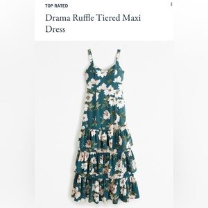Abercrombie & Fitch Drama Tiered Maxi -XXS